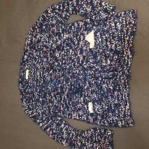 Cozy Multicolor Knit Cardigan